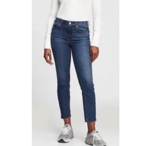 GAP Jeans High Rise Vintage Slim Dark Villa Wash Blue Size 14L